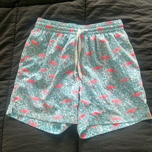 Chubbies Men’s The Domingo’s Flamingos Swim Trunks
